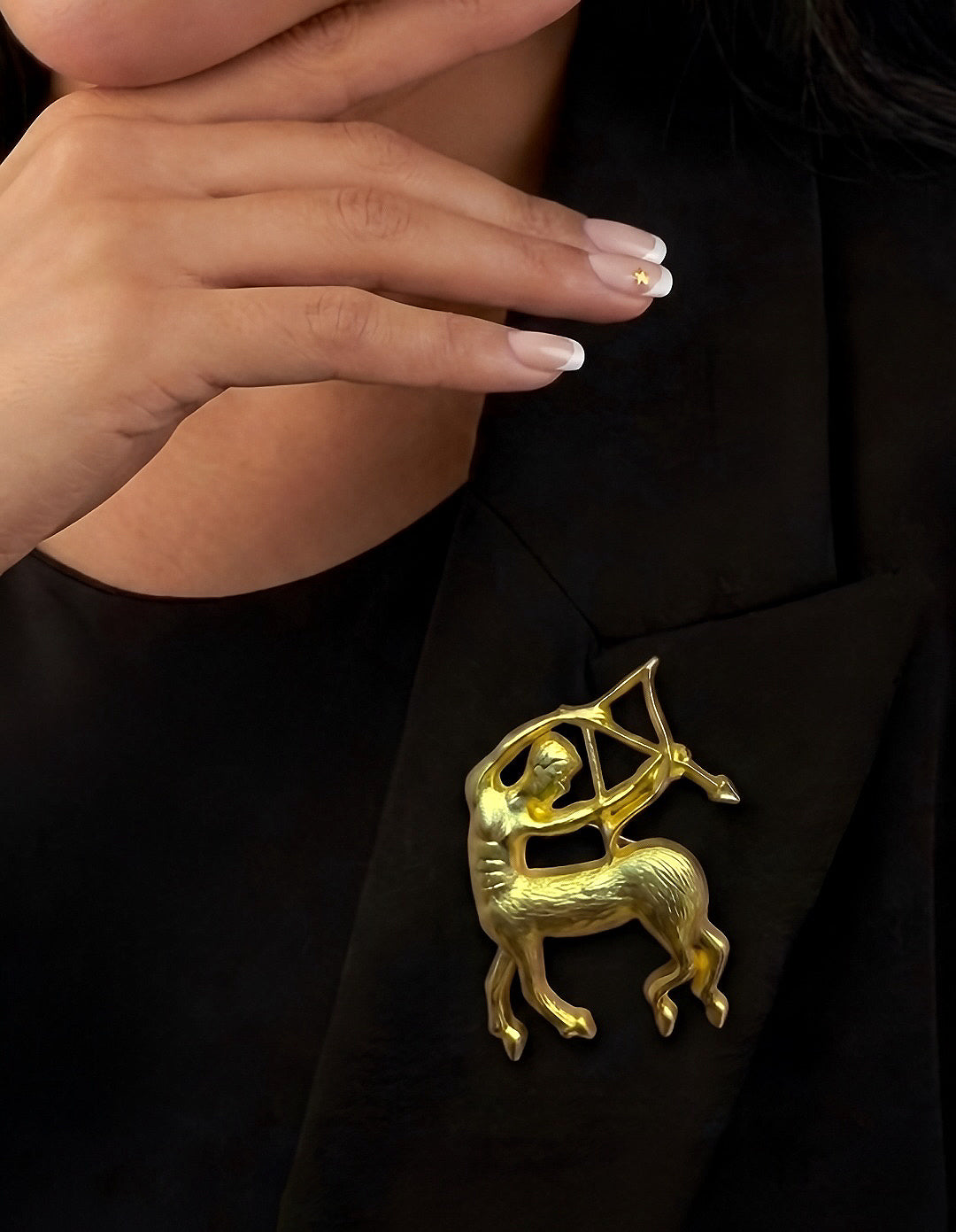 Sagittarius Zodiac Brooch