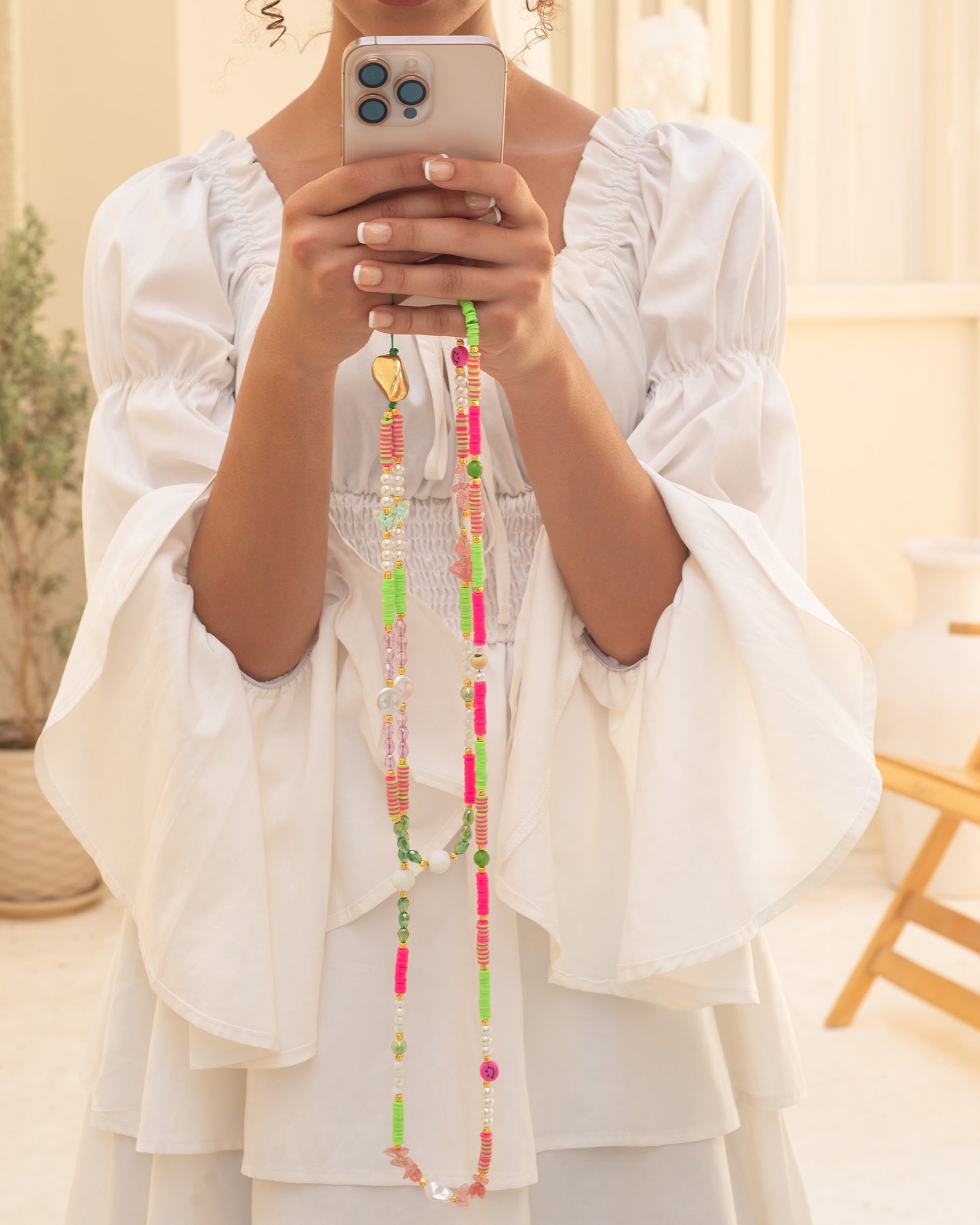 Handmade mobile cord
