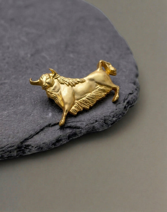Taurus Zodiac Brooch