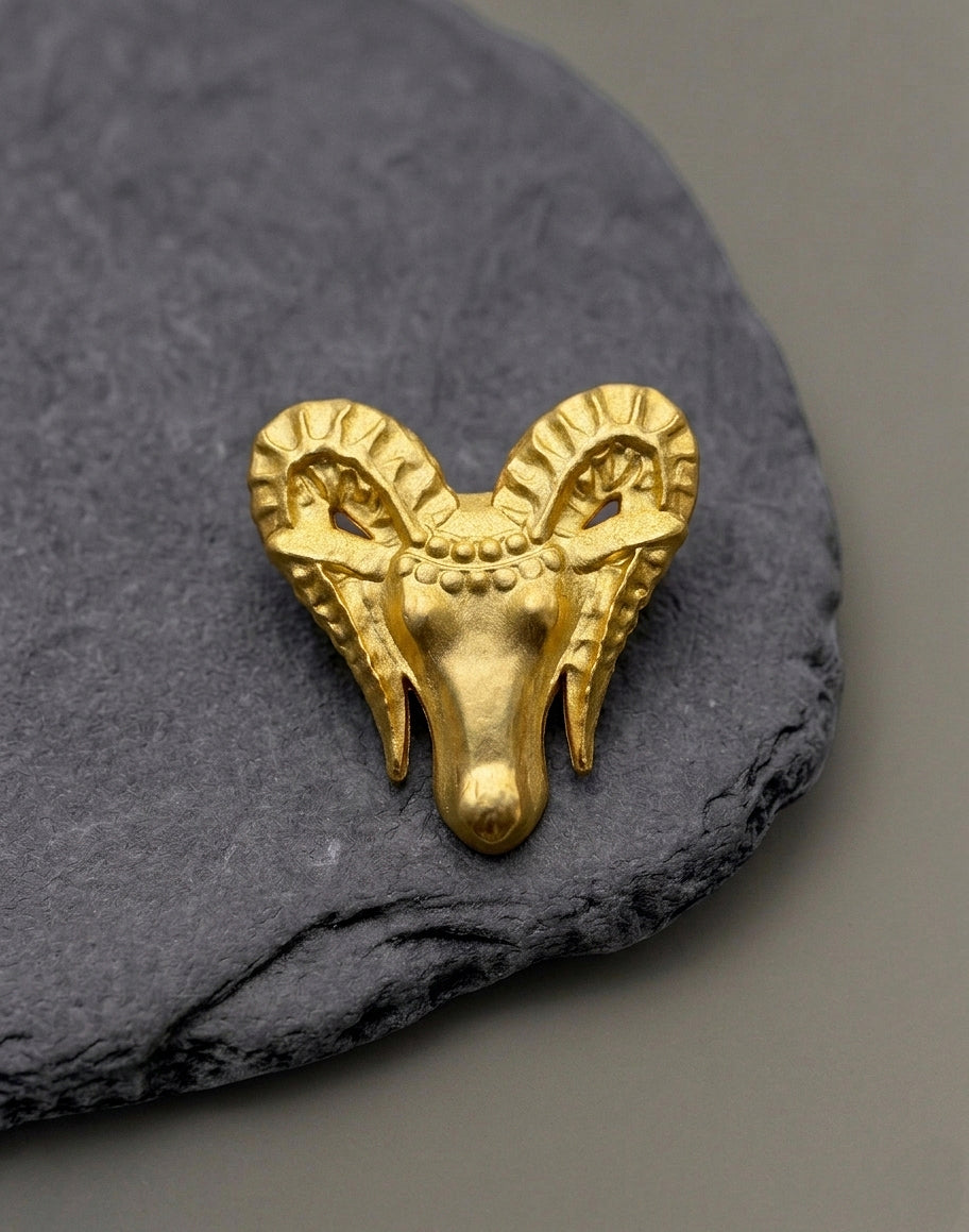 Aries Zodiac Brooch
