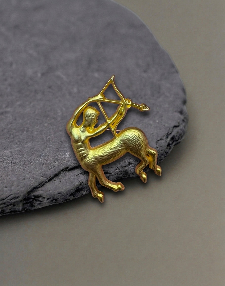 Sagittarius Zodiac Brooch