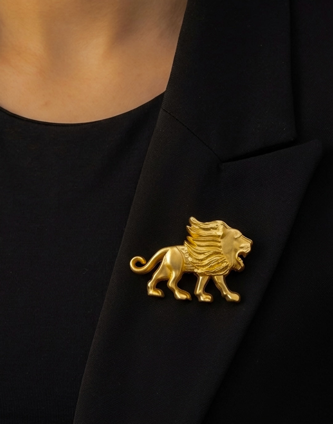 Leo Zodiac Brooch